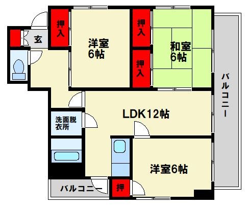 ハンリーラ円入 間取り　※現状優先