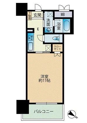 RJRプレシア天神サウス 間取り