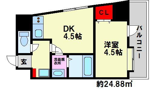 アソシアグロッツォ平尾 間取り　※現状優先